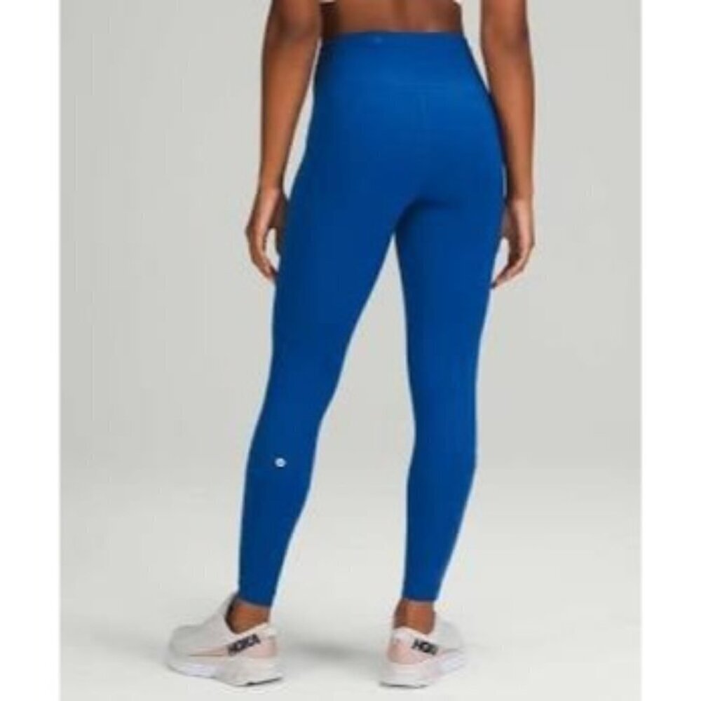 Lululemon Swift Speed High-Rise Tight 28" Symphony Blue With Side Pockets Size 6